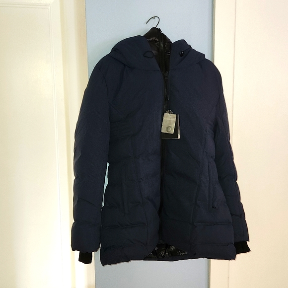 Women's Navy Blue HEAVY DUTY winter coat - Picture 1 of 10